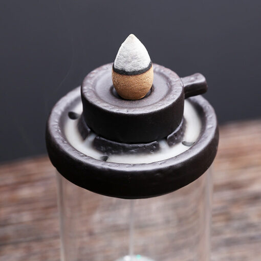 Backflow incense burner with acrylic cover - Image 4