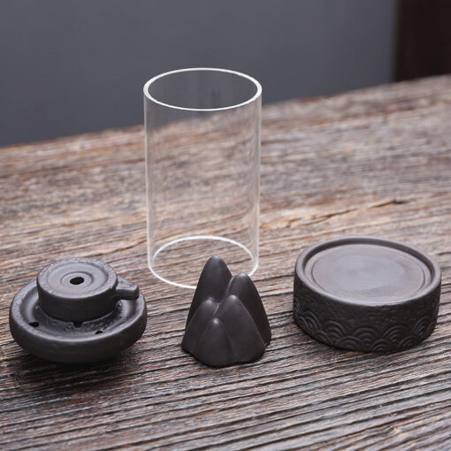 Backflow incense burner with acrylic cover - Image 5