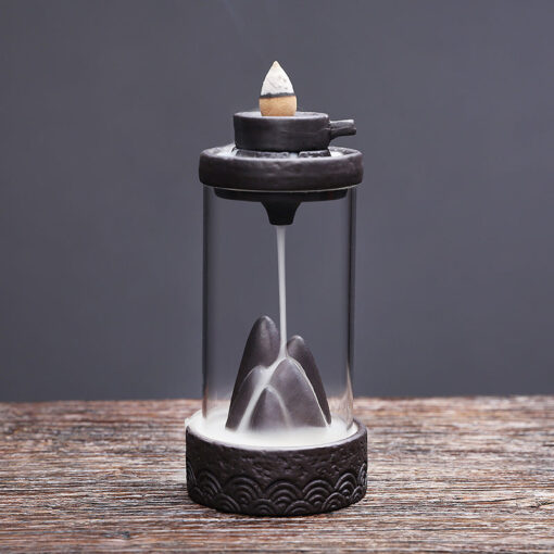 Backflow incense burner with acrylic cover - Image 8