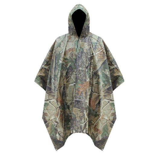 3-in-1 Multifunctional Hooded rain Cover for Hunting, Camping, Hiking and Cycling - Image 5