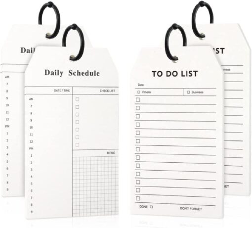 52 Sheets Binder Ring Daily Planner -Daily Schedule or To do List - Image 2