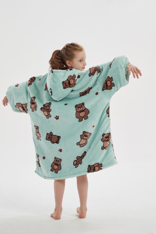 Extra Large Thick Funny Pattern Hoodie Blanket