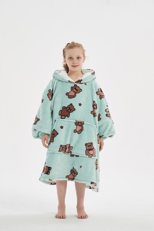 Extra Large Thick Funny Pattern Hoodie Blanket - Image 6