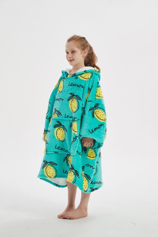 Extra Large Thick Funny Pattern Hoodie Blanket - Image 8