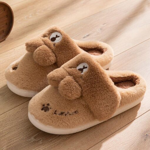 Winter Soft Bottom Cute Rabbit Slippers - Image 2