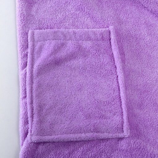 Soft Plush Fleece Bath Robe - Image 15