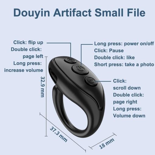 One, Two or Four Wireless Scrolling Control Page Scroll Ring - Image 9