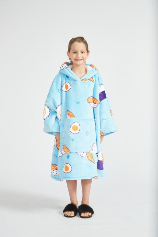 Extra Large Thick Funny Pattern Hoodie Blanket - Image 12