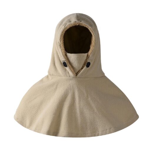 One or Two Unisex Winter Multifunctional Warm Hooded Cloak