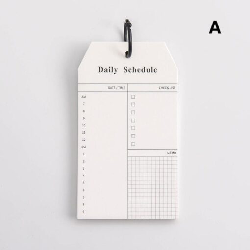 52 Sheets Binder Ring Daily Planner -Daily Schedule or To do List - Image 7