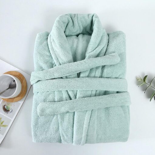 Soft Plush Fleece Bath Robe - Image 9