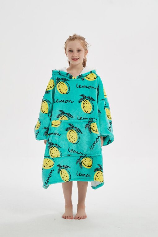 Extra Large Thick Funny Pattern Hoodie Blanket - Image 4