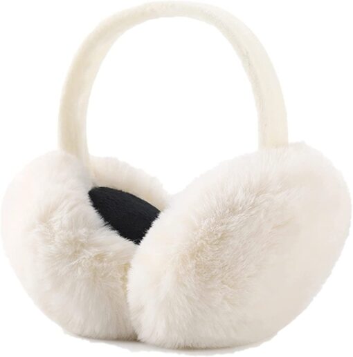 14cm Extra Large Fluffy Foldable EarMuffs - Image 3