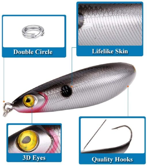 5 PCs or 15 PCs Fishing Metal Lures - Image 6