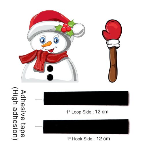 Removable Christmas Car Rear Wiper Sticker - - Image 14