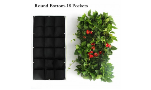 18, 25, 36, 49, or 64 Pockets Hanging Garden Wall Flower Planter Bag - Image 12