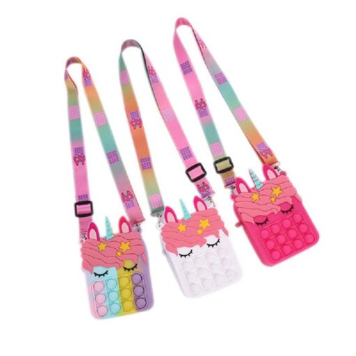 Unicorn Push Pop Fidget Bubble Shoulder Bag - Image 9