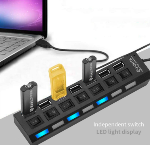 USB 2.0 HUB with Switch - - Image 3