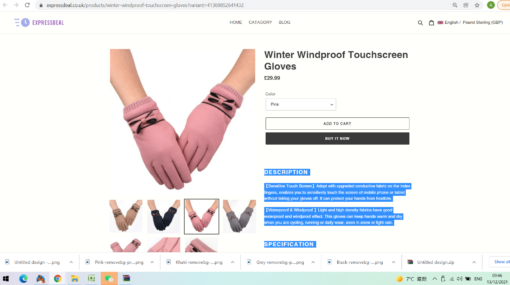 Warm Winter Windproof Gloves - Image 3