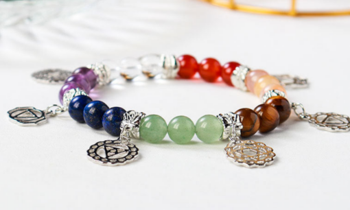 One or Two 7 Chakra Reiki Healing Bracelet - Image 2