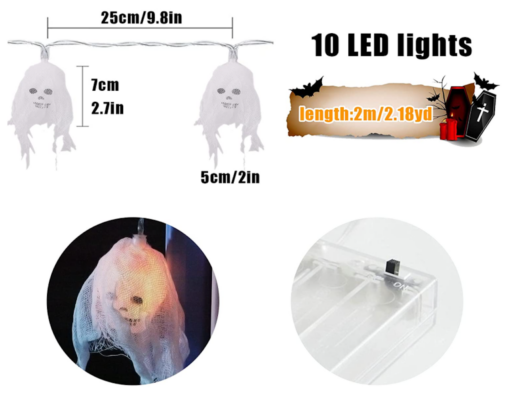 Halloween LED String Lights - Image 4