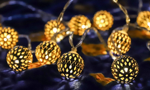 1.5m 10 LED Moroccan Ball String Lights