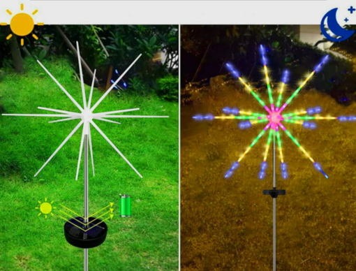 LED Solar Meteor Firework Light - Image 17