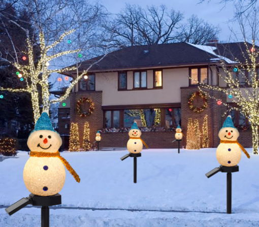 Snowman Solar Light - Image 13