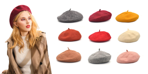 Multi-Color Beret Hat