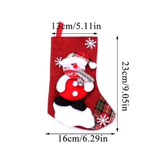 5 Styles 4pcs Christmas Stockings - Image 19