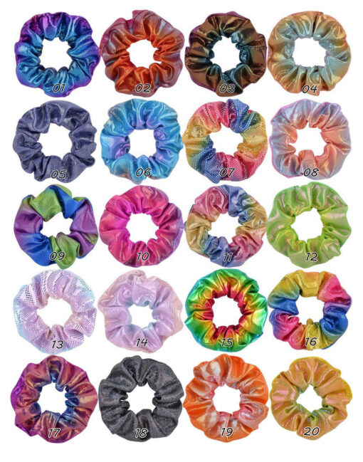 16 or 20 Pieces Shiny Hair scrunchies - Image 4