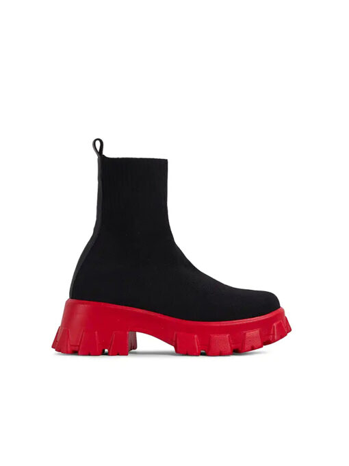 Casual Knit Platform Sock Boot - Image 9