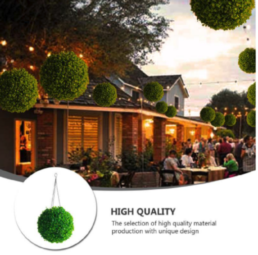 1 or 2 Solar Topiary Ball with LEDs - Image 8