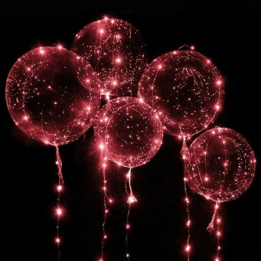 10 or 20 PCS in Pack 20 inch LED Balloon Luminous Bobo Bubble - Image 7