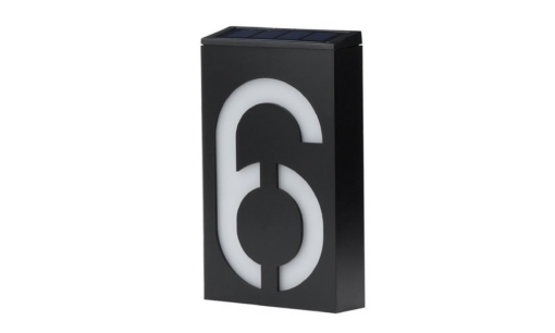 One or Two Solar LED Number Door Plaque Lamp - Image 6