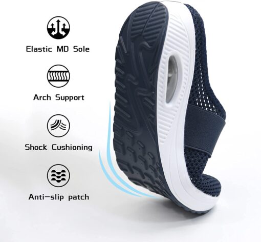 Air Cushion Slip-On Walking Shoes - Image 42