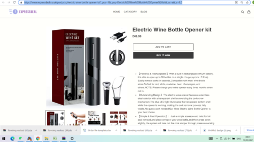 Electric Wine Bottle Opener Kit - Image 2