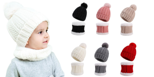 KIDS SCARF AND HAT