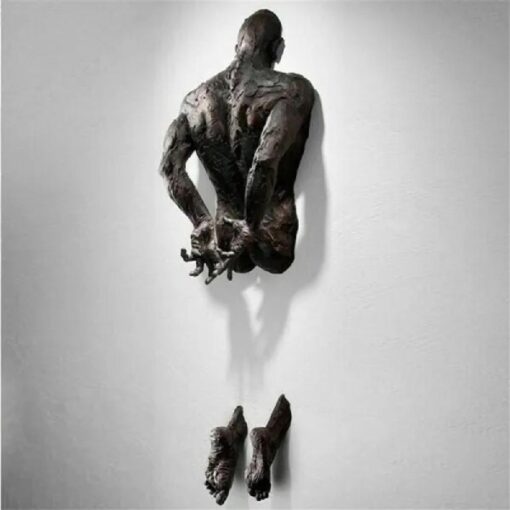 Climbing Man 3D Statue Wall Decoration - Image 3