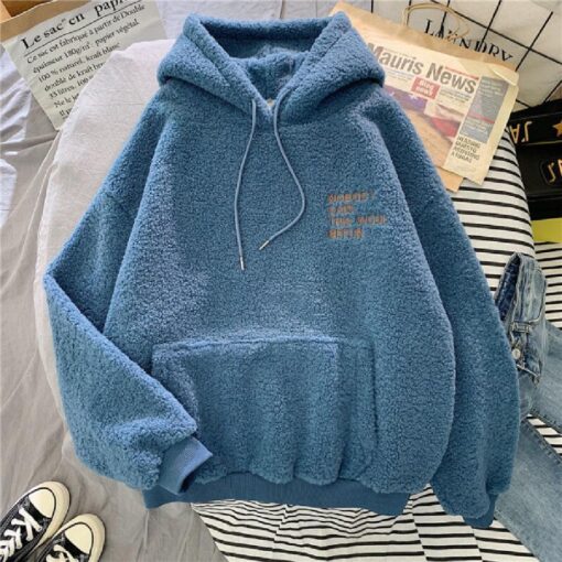 Fleece Flannel Pullover Sweatshirt