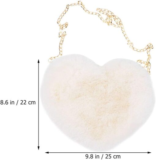 Lightweight Heart Shaped Shoulder Bag Tote Bag - Image 9