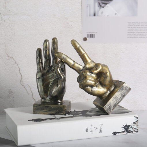 Artistic Hand Gesture Desktop Statue - Image 10