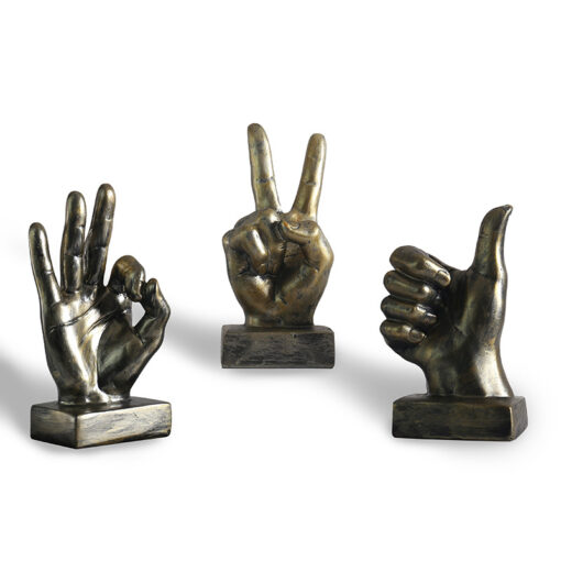 Artistic Hand Gesture Desktop Statue - Image 11