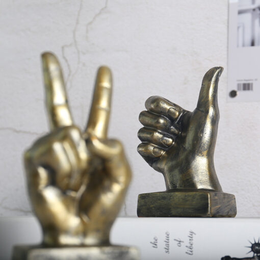 Artistic Hand Gesture Desktop Statue - Image 12