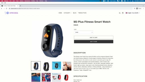 M3 Plus Fitness Smart Watch - Image 14