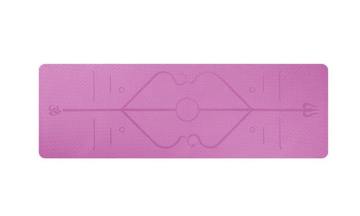 Clearance TPE Yoga Mat with Position Line Non Slip Mat - Image 3