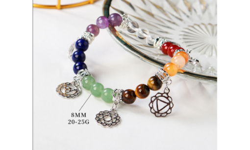 One or Two 7 Chakra Reiki Healing Bracelet - Image 4