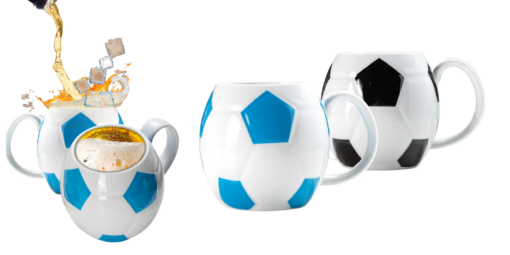 Qatar World Cup Football Style Beer Mug - Image 2