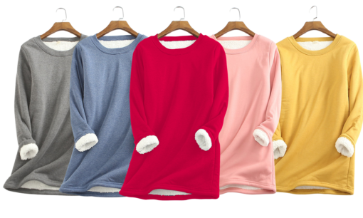 Long Sleeve Slim-Fit Warm Top Sweater - Image 8