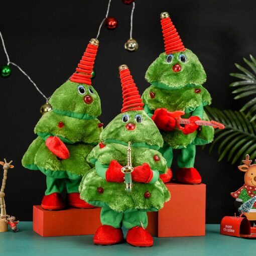 Dancing Christmas Tree Plush Xmas Tree Musical Deco - Image 11